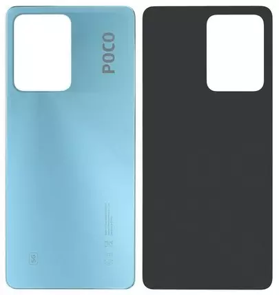 Xiaomi Poco X5 Pro 5G Akkudeckel (Rückseite) blau