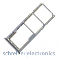 Samsung Simkarten / Speicherkarten Halter Dual weiss A305 A505 Galaxy A30 A50