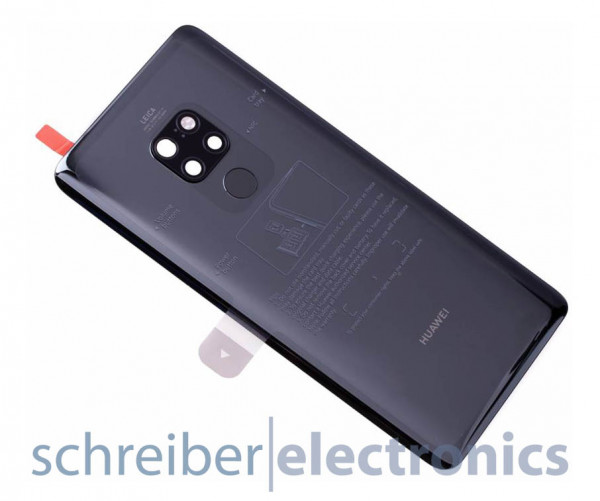 Huawei Mate 20 Akkudeckel (Rückseite) schwarz Fingerprint