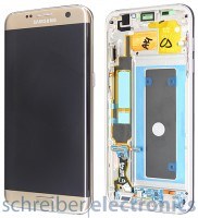 Samsung G935 Galaxy S7 edge Display mit Touchscreen gold