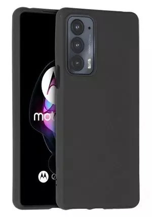 Silikon / TPU Hülle Motorola Edge 20 in candy schwarz - Schutzhülle