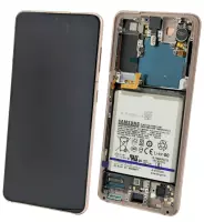 Samsung G991 Galaxy S21 Display mit Touchscreen violet lila