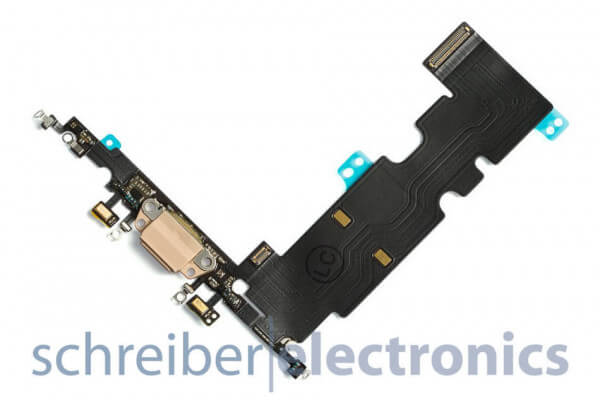 Apple iPhone 8 Plus Lightning / Audio Connector Anschluss gold