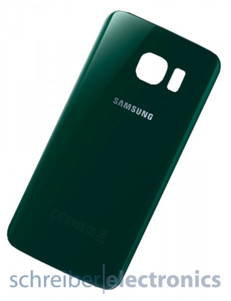 Samsung G925 Galaxy S6 edge Akkudeckel / Rückseite grün