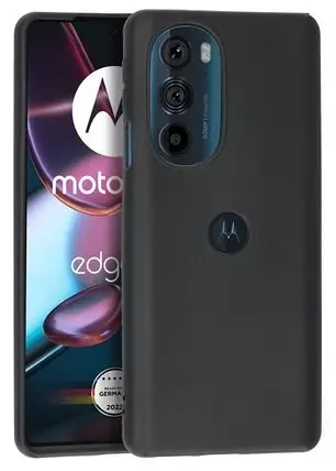 Silikon / TPU Hülle Motorola Edge 30 Pro in candy schwarz - Schutzhülle