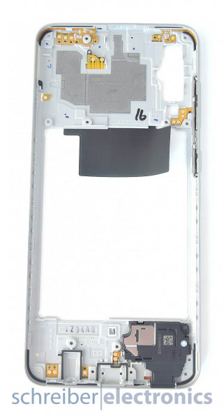 Samsung A705 Galaxy A70 Mittelgehäuse (Rahmen) weiss