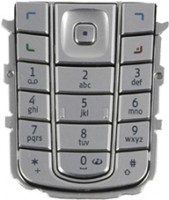 Nokia 6230/6230i Tastatur (Tastenmatte) silber