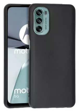 Silikon / TPU Hülle Motorola Moto G62 5G in candy schwarz - Schutzhülle