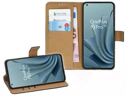 Klapp-Tasche Klassik (Book Style) OnePlus 10 Pro schwarz - Schutzhülle