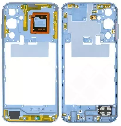 Samsung A256B Galaxy A25 5G Mittel Gehäuse (Rahmen) blau
