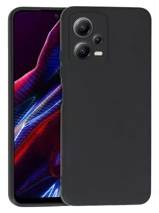 Silikon / TPU Hülle Xiaomi Poco X5 5G in candy schwarz - Schutzhülle