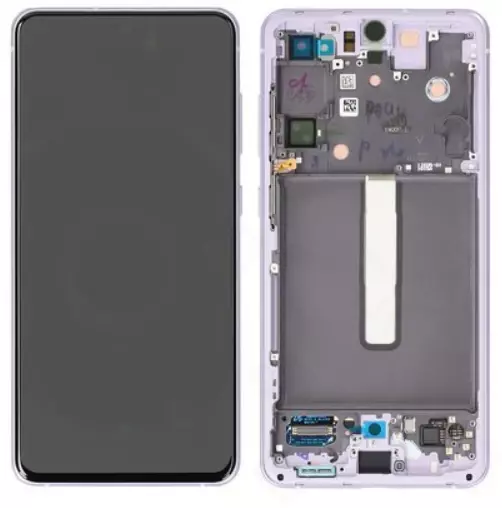 Samsung G990 Galaxy S21 FE Display mit Touchscreen lavender