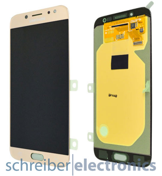 Samsung J730F / DS Galaxy J7 (2017) Display mit Touchscreen gold