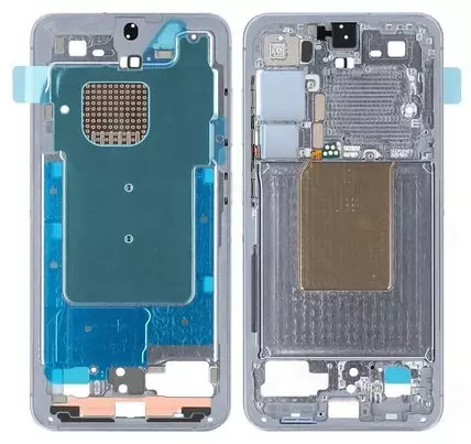 Samsung S921B Galaxy S24 Mittel Gehäuse (Display Rahmen) blau