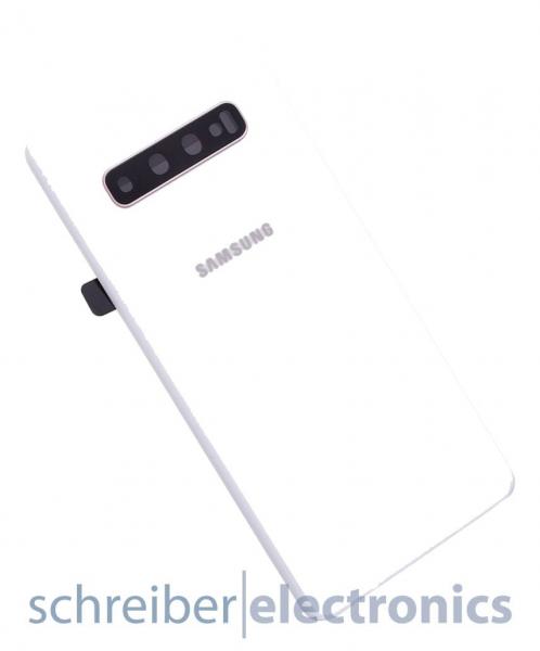 Samsung G975 Galaxy S10 Plus Akkudeckel (Rückseite) Ceramic weiß