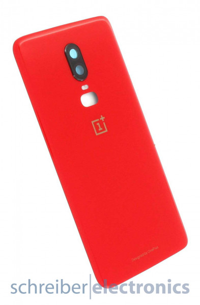 OnePlus 6 Akkudeckel (Rückseite) rot
