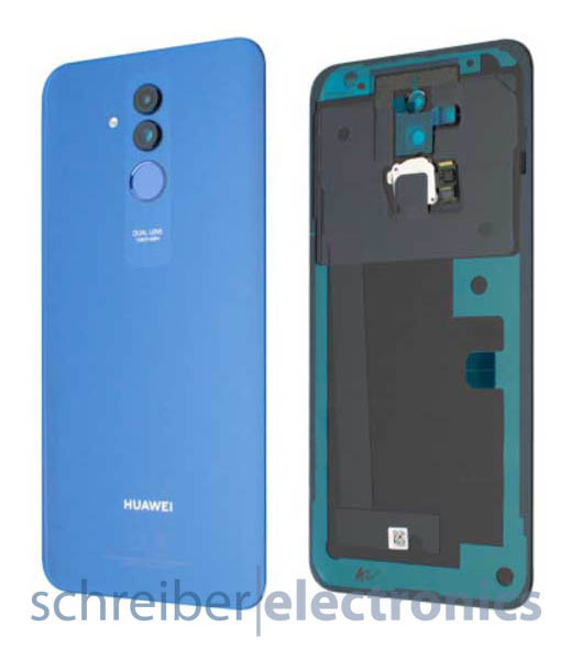 Huawei Mate 20 lite Akkudeckel (Rückseite) blau Fingerprint