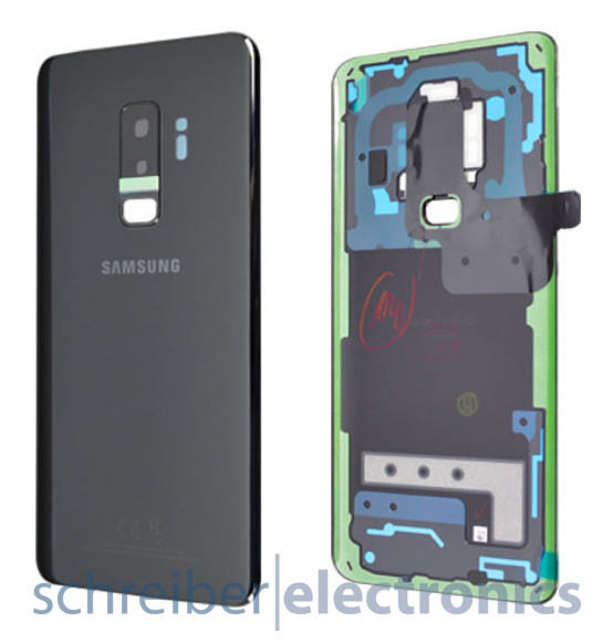 Samsung G965 Galaxy S9 Plus Akkudeckel (Rückseite) schwarz