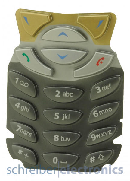 Original Nokia 6310 - 6310i Tastatur gold