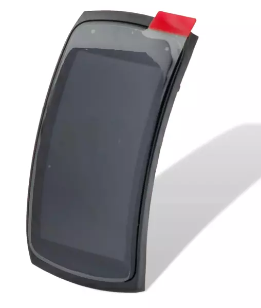 Samsung R360 / R365 Gear Fit 2 Pro Display mit Touchscreen schwarz rot