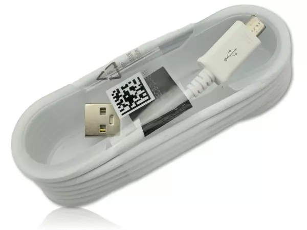 Original Samsung Datenkabel (Mikro USB Kabel) ECB-DU4EWE weiß 1,5m