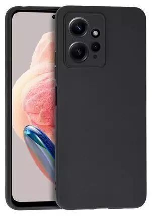 Silikon / TPU Hülle Xiaomi Redmi Note 12 in candy schwarz - Schutzhülle