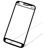 Samsung Galaxy Xcover 4 / 4S Klebefolie (Dichtung) Display LCD G390F G398F
