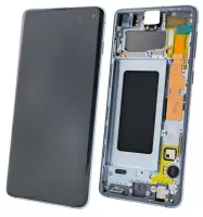 Samsung G973 Galaxy S10 Display mit Touchscreen Prism blau