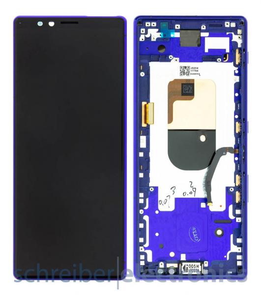 Sony Xperia 1 Display mit Touchscreen lila
