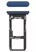 Sony Xperia 10 II Sim / SD Karten Halter (Halterung) blau XQ-AU52