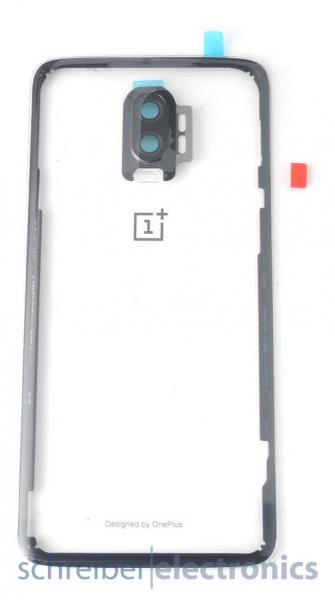 OnePlus 6T Akkudeckel (Rückseite) transparent (durchsichtig)