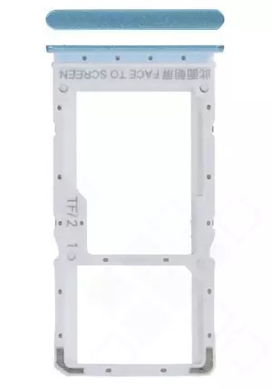 Xiaomi Poco X5 5G Sim / SD Karten Halter (Halterung) blau