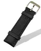 Samsung R732 Gear S2 Classic Armband einteilig / Dornverschluss Seite Leder schwarz