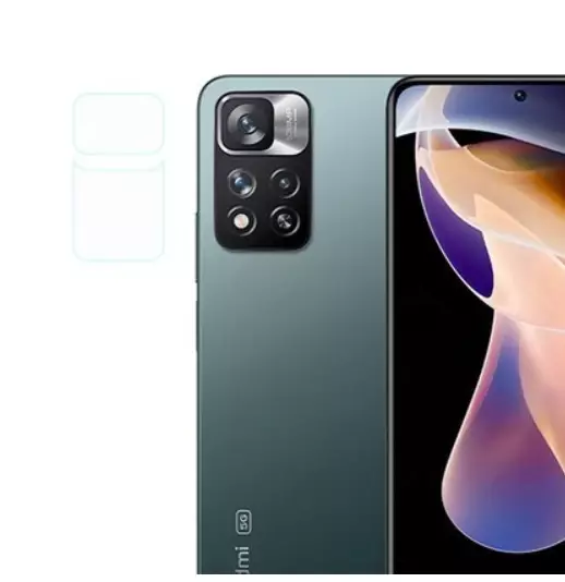 Echtglasfolie Haupt Kamera (Rückseite) Xiaomi Redmi Note 11 Pro 5G (Schutzfolie)