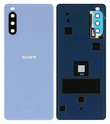 Sony Xperia 10 III Akkudeckel (Rückseite) blau XQ-BT52