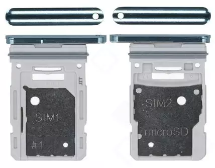 Samsung Galaxy S20 FE Sim / SD Karten Halter (Halterung) Cloud Mint