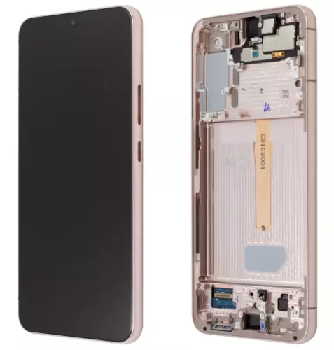Samsung S906B Galaxy S22+ Plus Display mit Touchscreen pink gold