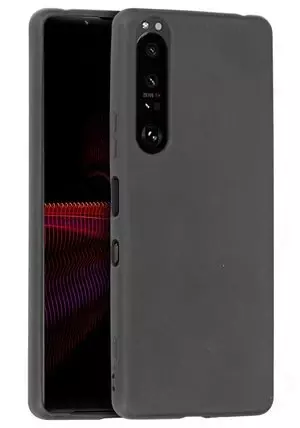 Silikon / TPU Hülle Sony Xperia 10 II in candy schwarz - Schutzhülle