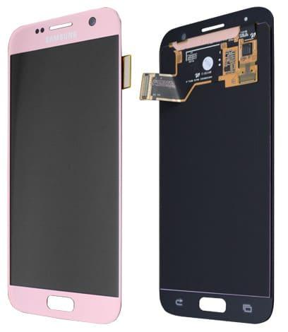 Samsung G930 Galaxy S7 Display mit Touchscreen pink gold