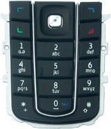 Nokia 6230/6230i Tastatur (Tastenmatte) schwarz
