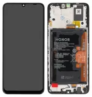 Honor X7a Display mit Touchscreen schwarz