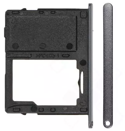 Samsung T510 / T515 Galaxy Tab A 10.1 Micro SD Speicherkarten Abdeckung / Blende schwarz