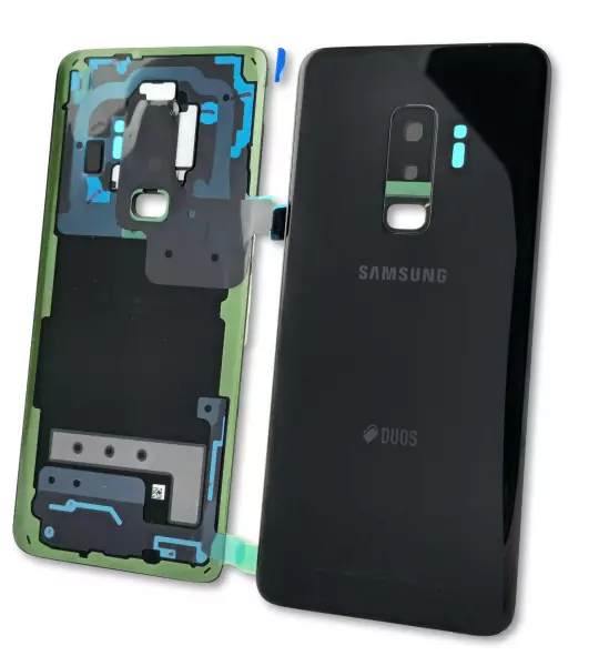 Samsung G965 Galaxy S9 Plus Dous Akkudeckel (Rückseite) schwarz