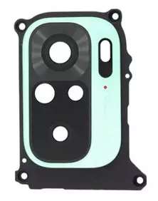 Xiaomi Redmi Note 10 Kamera Rahmen (Blende) mit Scheibe lake green (grün)