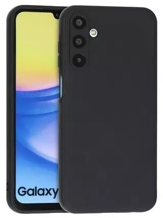 Silikon / TPU Hülle Samsung A156 Galaxy A15 in candy schwarz - Schutzhülle