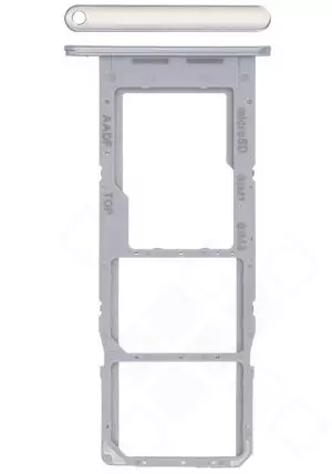 Samsung A146 Galaxy A14 5G Sim / SD Karten Halter (Halterung) silber
