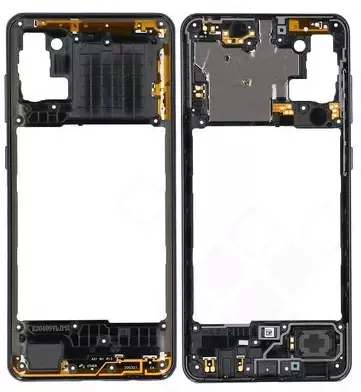 Samsung A315 Galaxy A31 Mittel-Gehäuse (Rahmen) schwarz