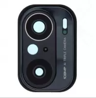 Xiaomi Mi 11i Kamera Gehäuse (Blende) mit Scheibe cosmic black (schwarz)
