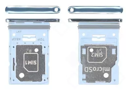 Samsung A536 Galaxy A53 Sim / SD Karten Halter (Halterung) blau