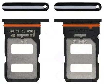 Xiaomi Poco F4 GT Sim / SD Karten Halter (Halterung) schwarz